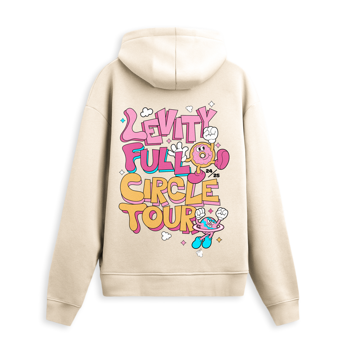 Levity - Full Circle Tour Hoodie - Bone