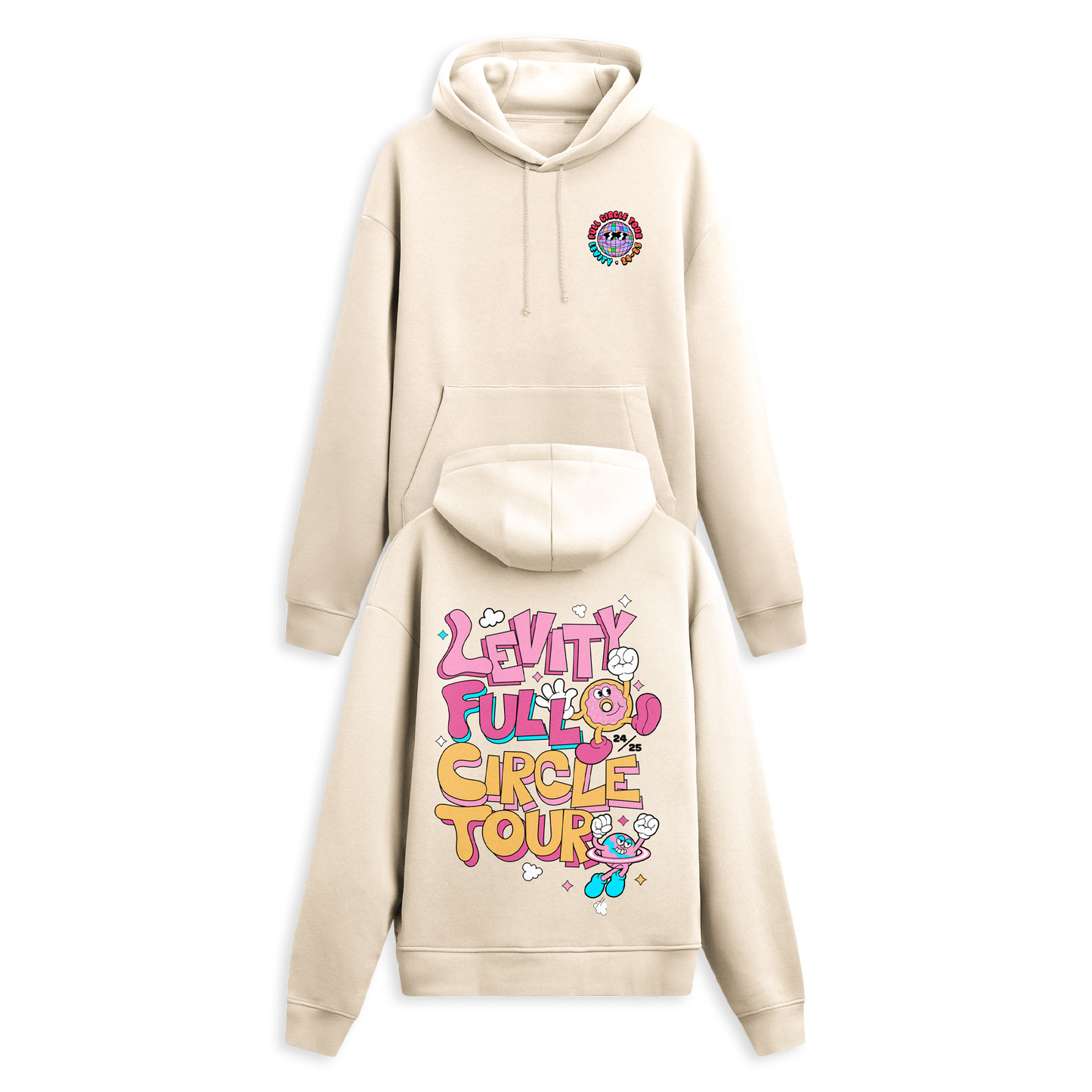 Levity - Full Circle Tour Hoodie - Bone