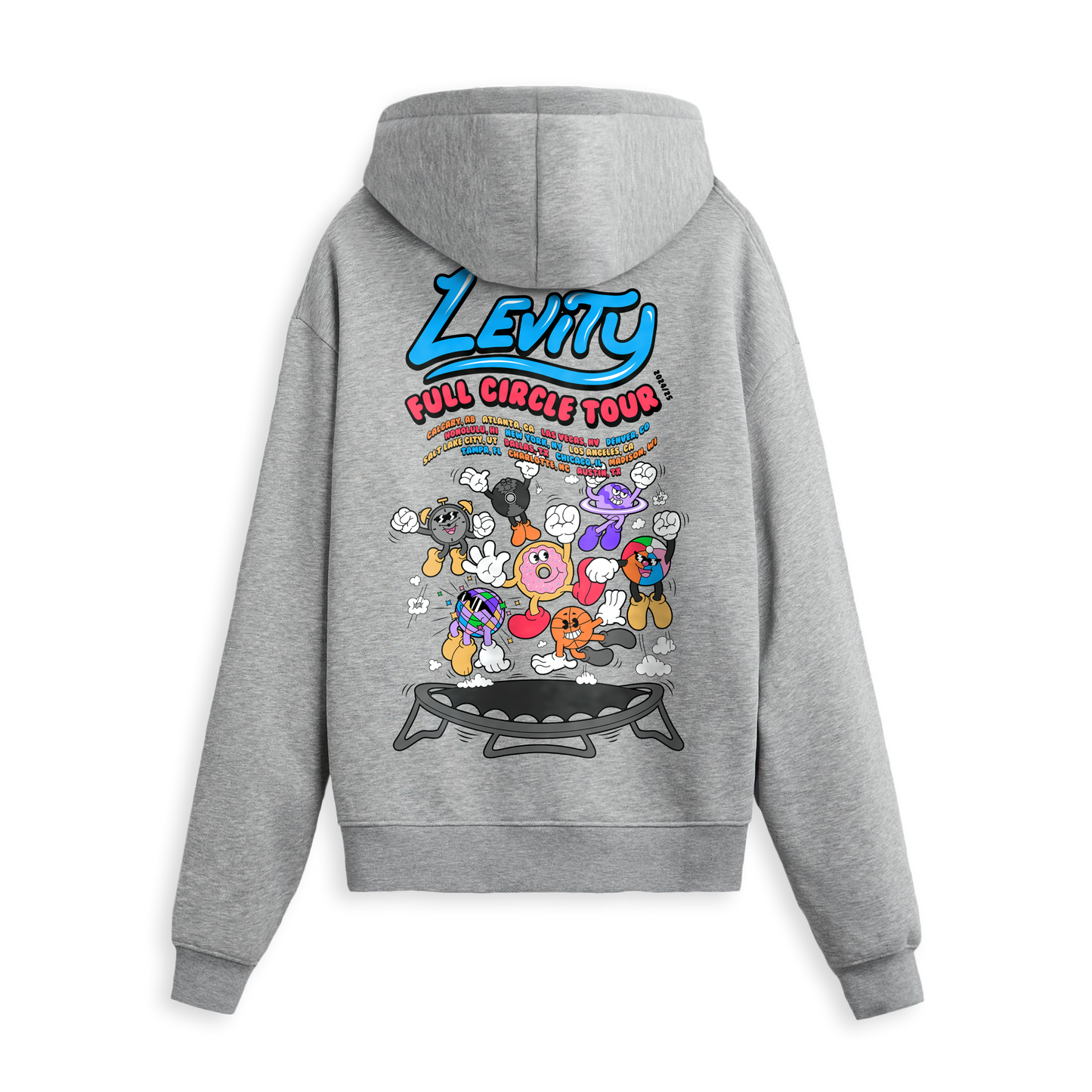 Levity - Full Circle Trampoline Hoodie - Grey