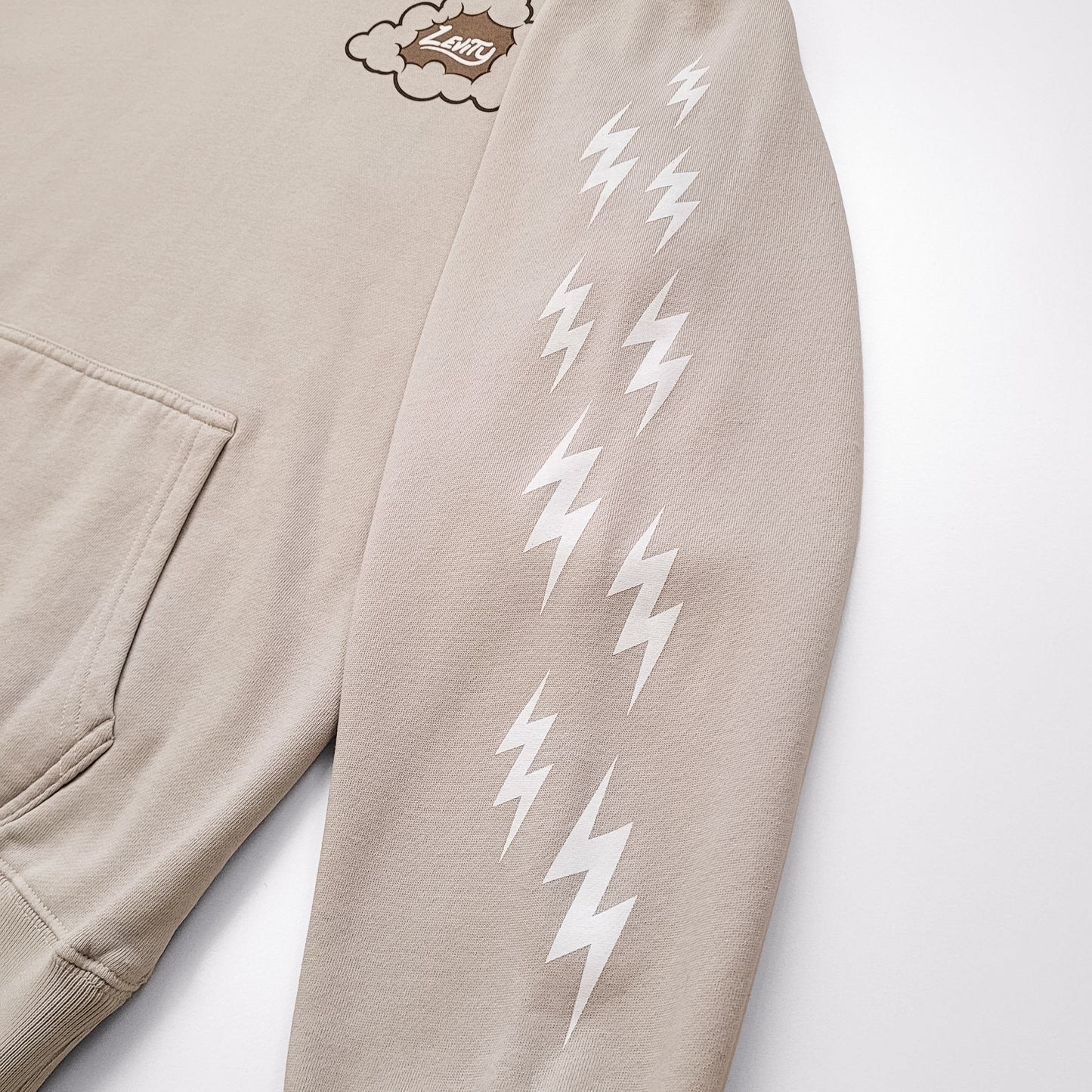 LEVITY - Eye of the Storm V2 Hoodie - Bone