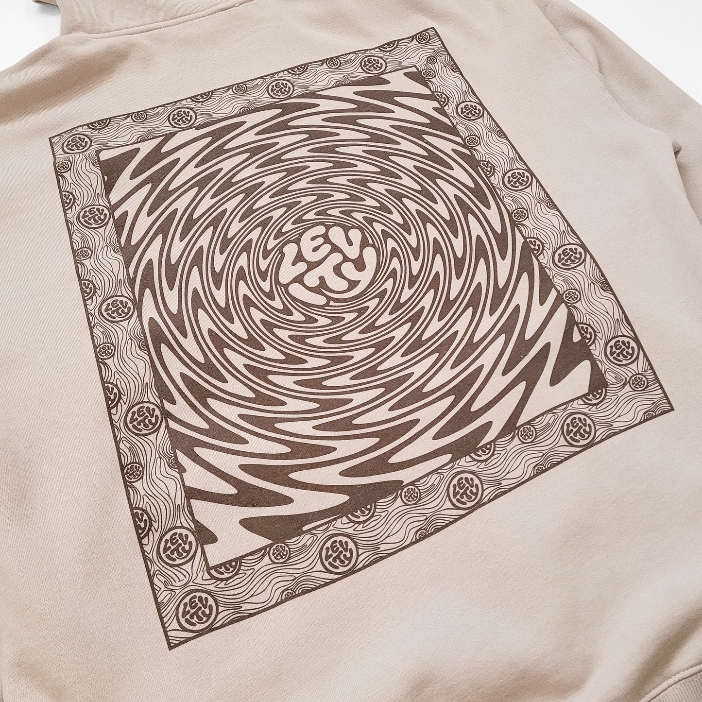 LEVITY - Eye of the Storm V2 Hoodie - Bone