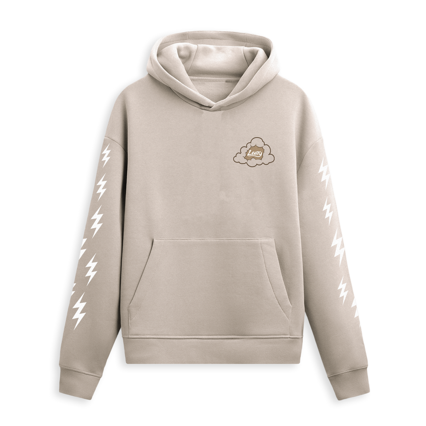 LEVITY - Eye of the Storm V2 Hoodie - Bone