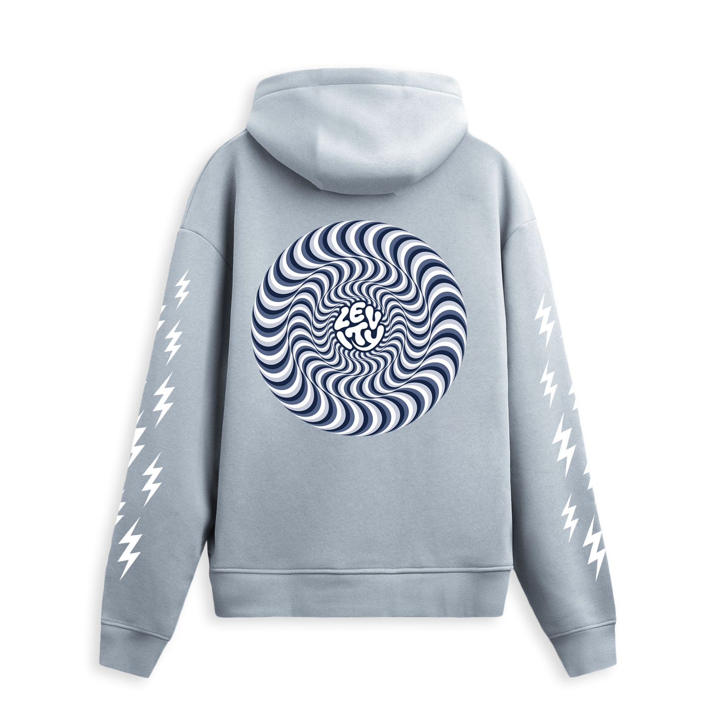 LEVITY - Eye of the Storm V1 Hoodie - Faded Powder Blue