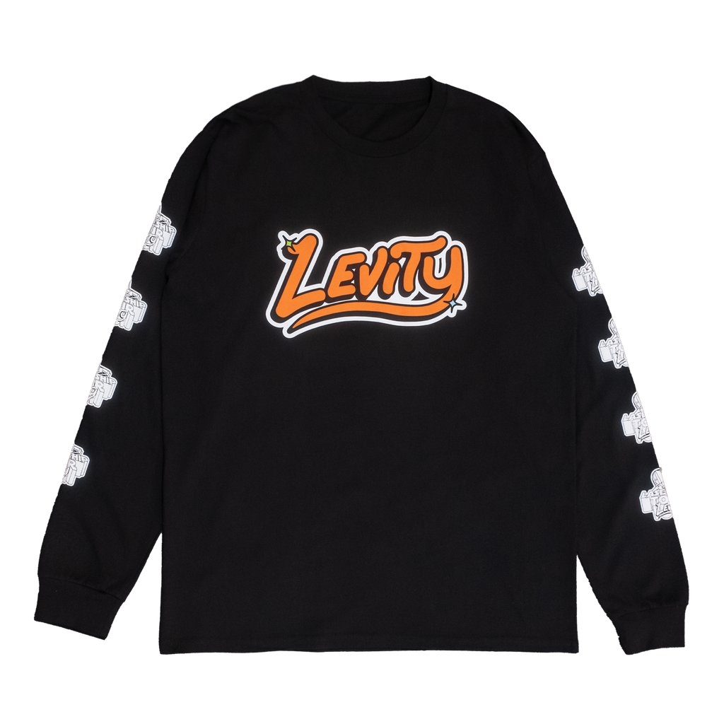 Lasership Tour Spaceship Long Sleeve in Black