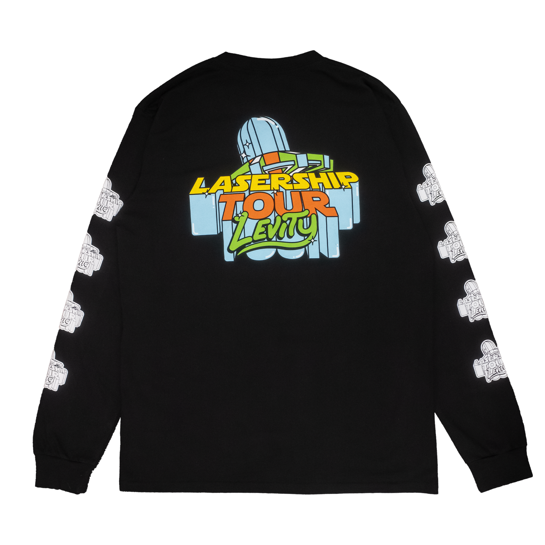 Lasership Tour Spaceship Long Sleeve in Black