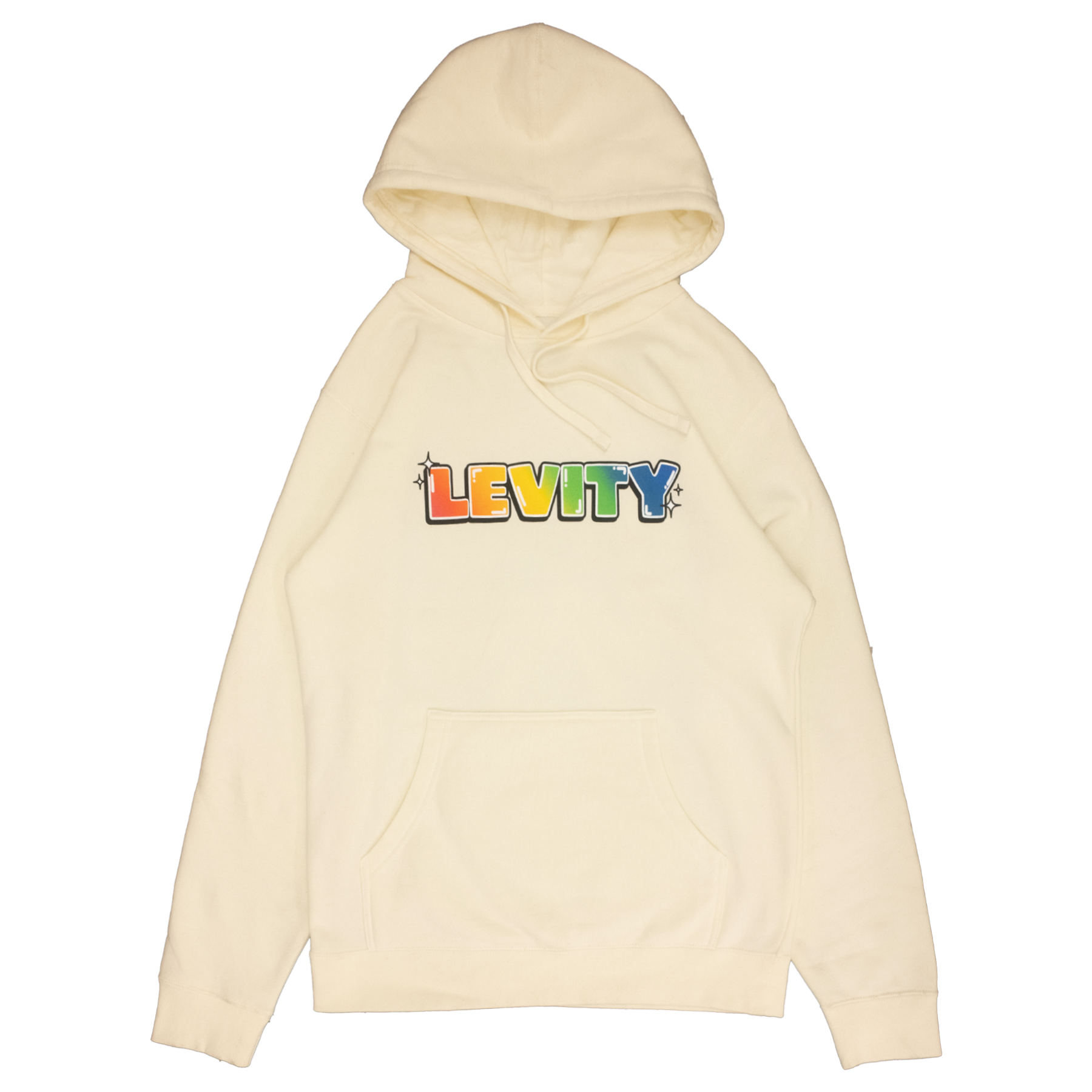 Levity Now Experience Pullover Hoodie In Cream