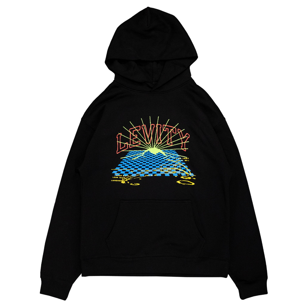 Lasership Tour Terminal Landing Pullover Hoodie in Black