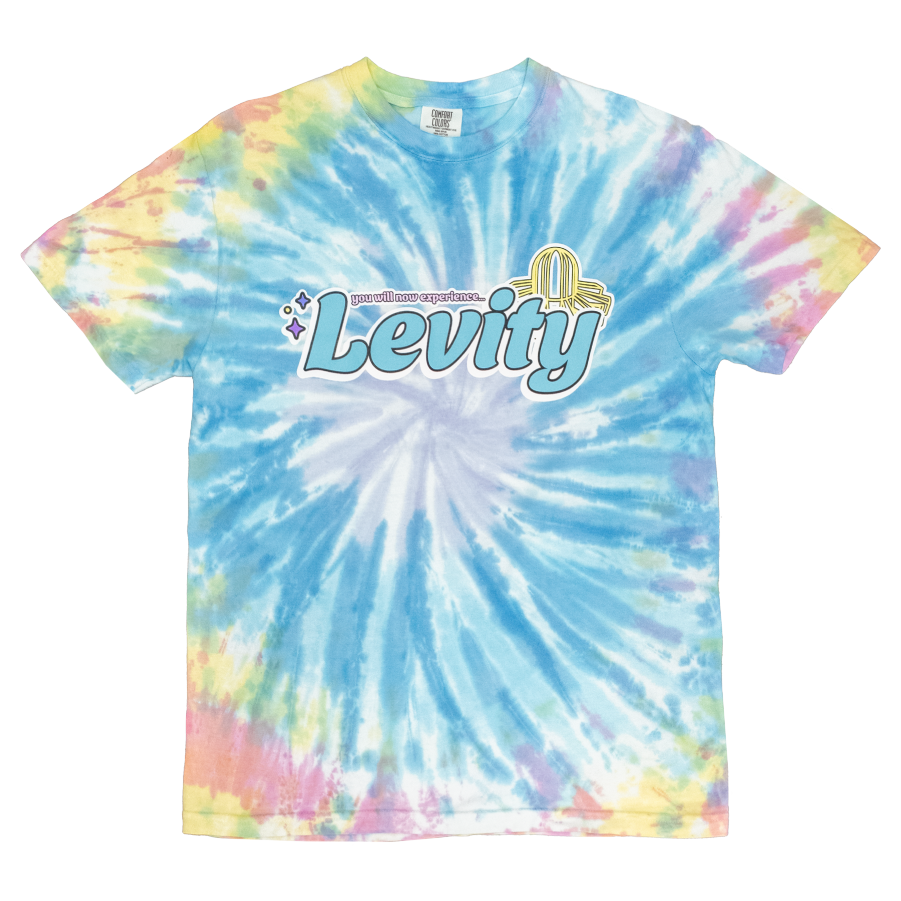 Levity Now Experience Tee in Whirlpool Tie Dye