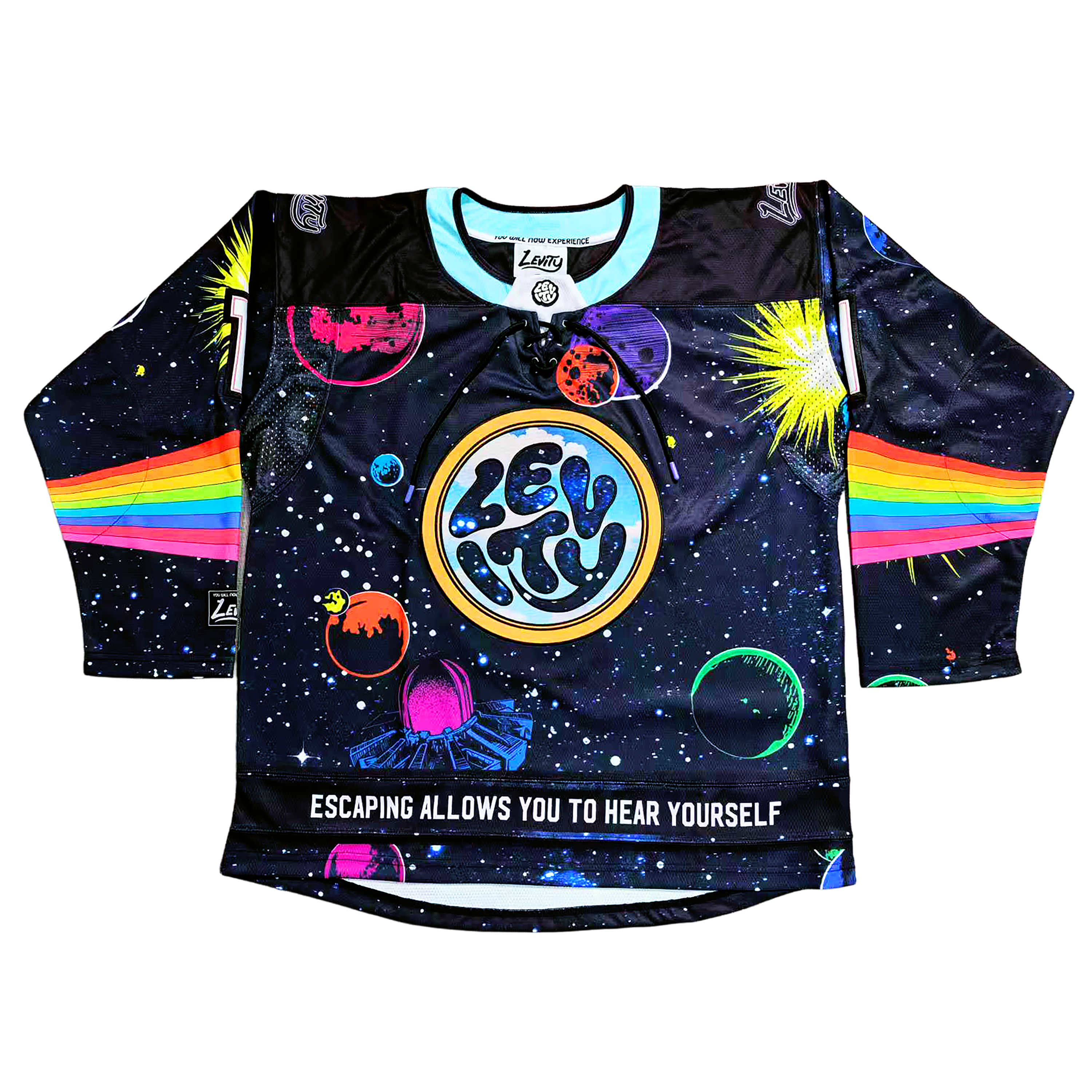 Levity "Escapism" Lace Neck Hockey Jersey
