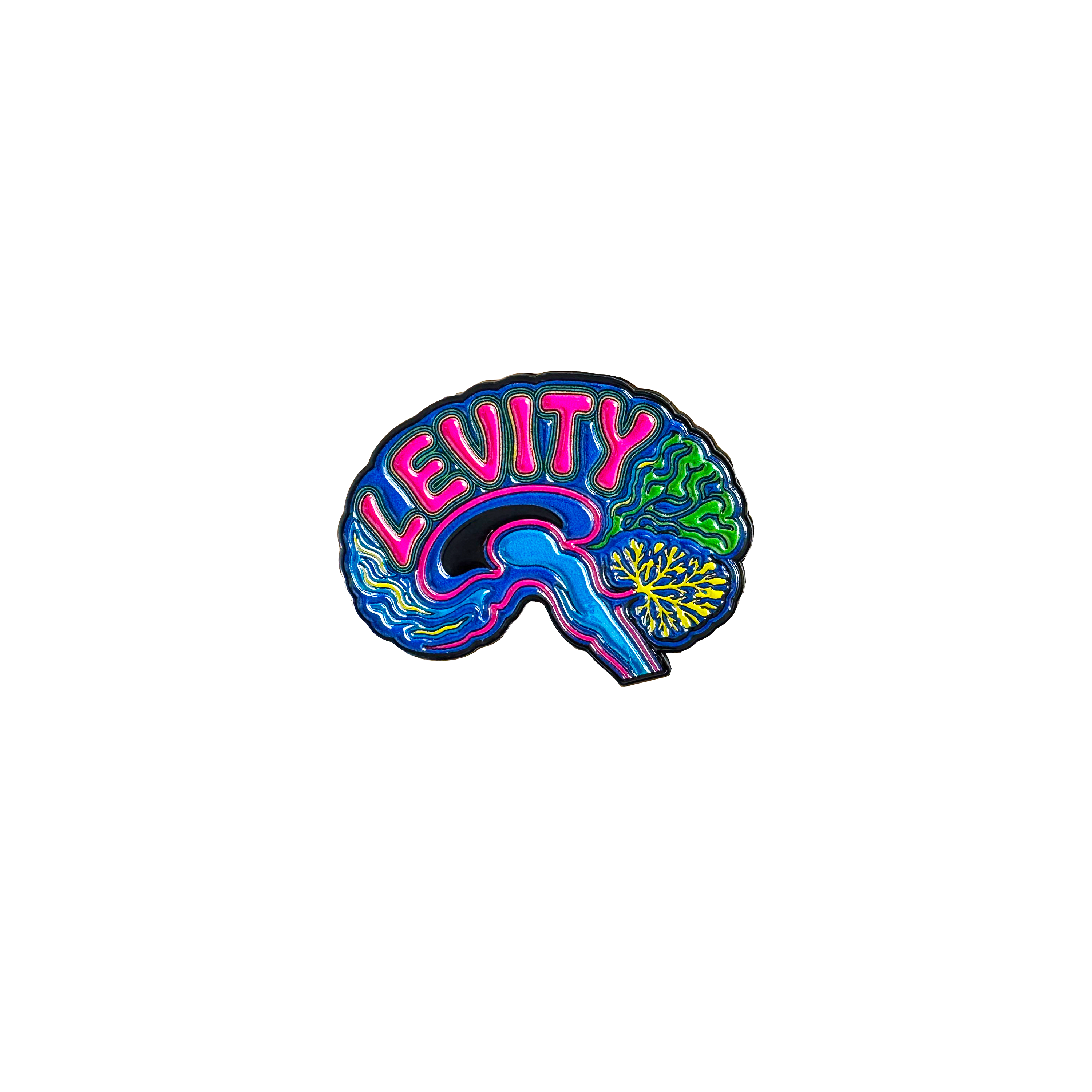 Levity "BRAIN" Enamel Pin