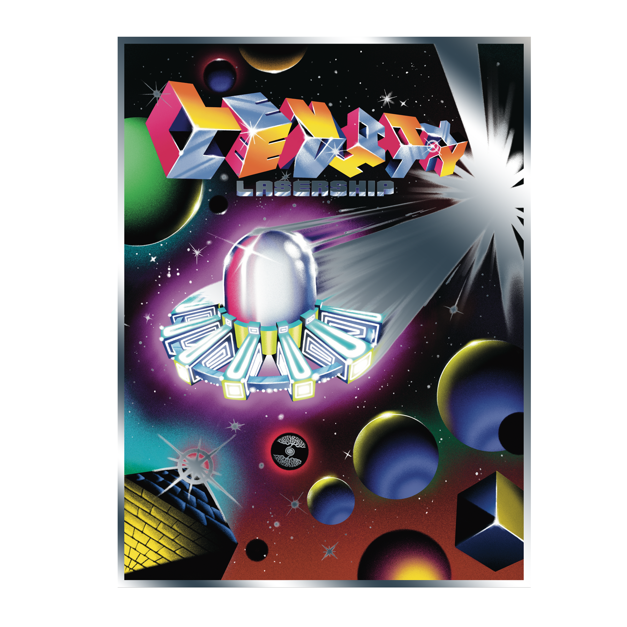 Levity 18" x 24" Foil Lasership Tour Poster