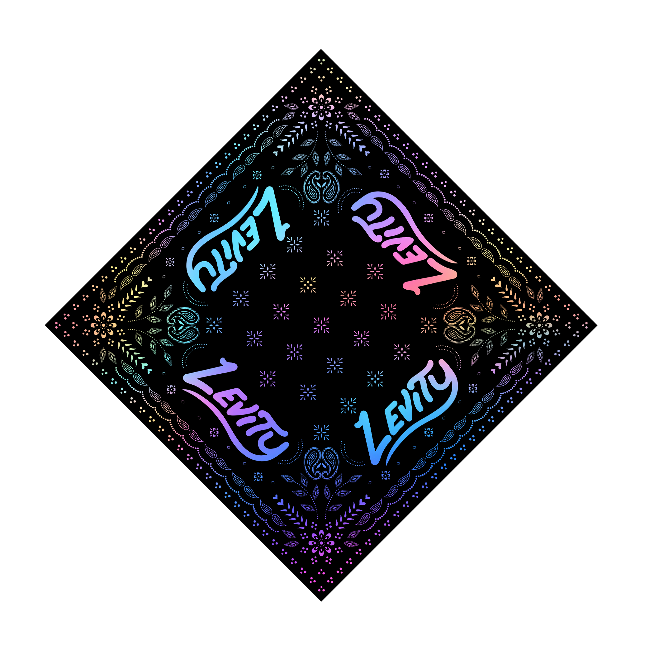 Levity Rainbow Refraction Bandana