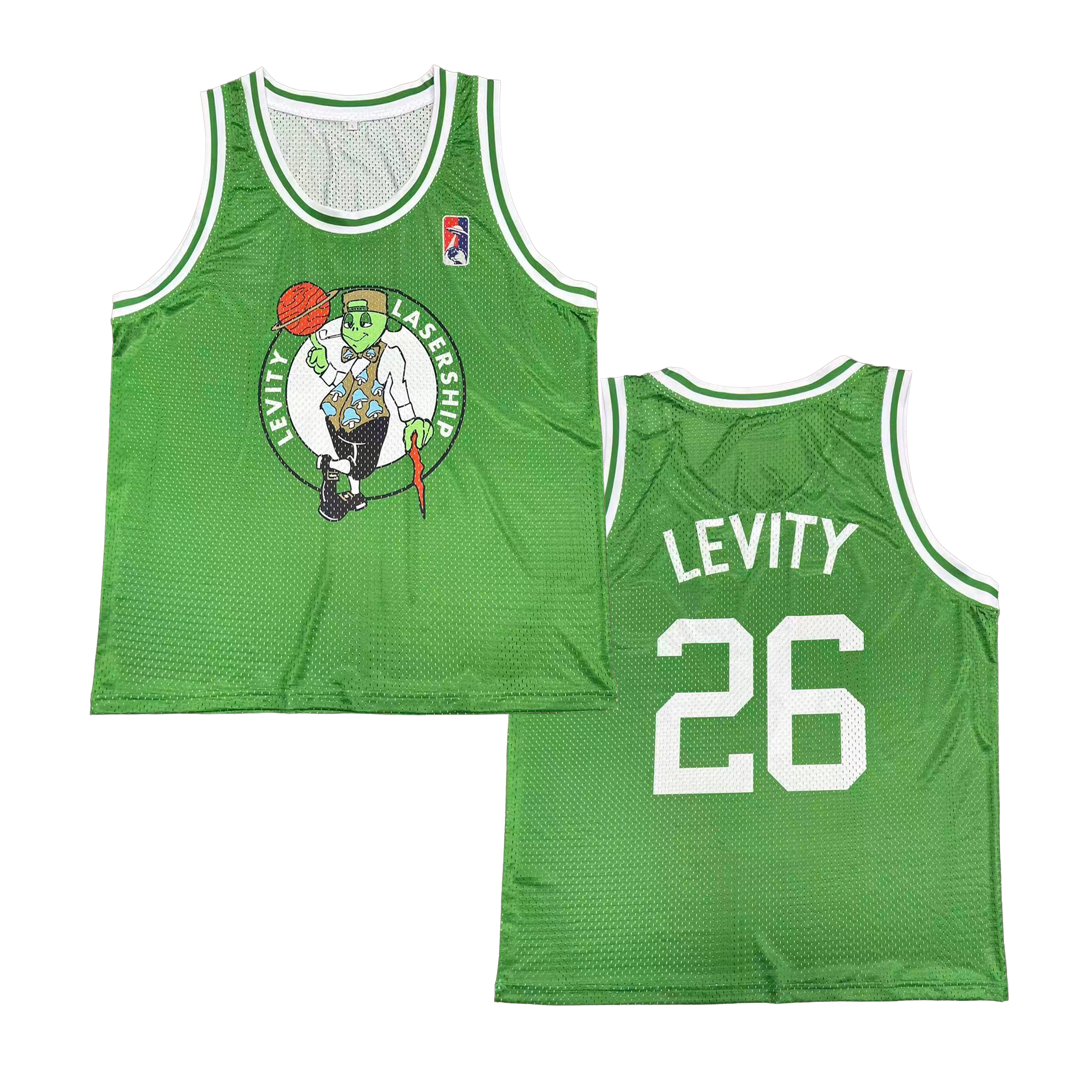 Levity Boston Basketball Jersey