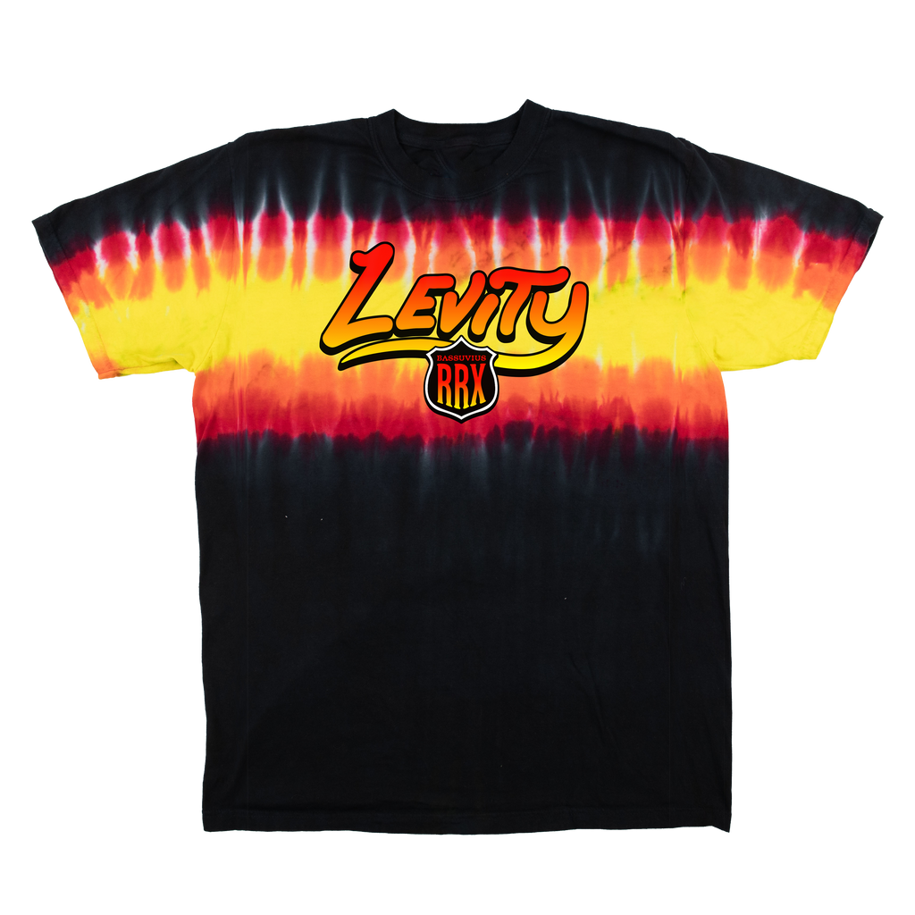 Levi-Rocks "Volcano" Event Tee on Magma Tie Dye