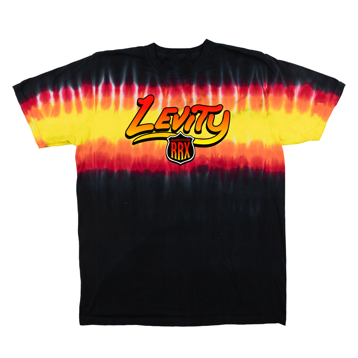 Levi-Rocks "Volcano" Event Tee on Magma Tie Dye
