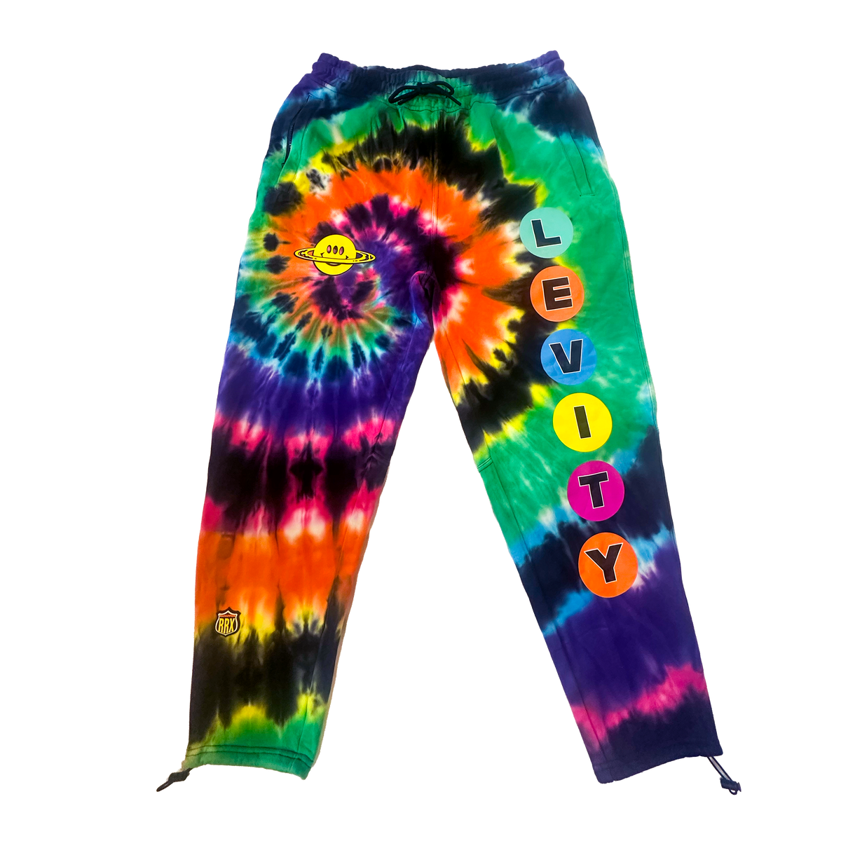 Levity "Blast Your Brain" Tie Dye Sweatpants