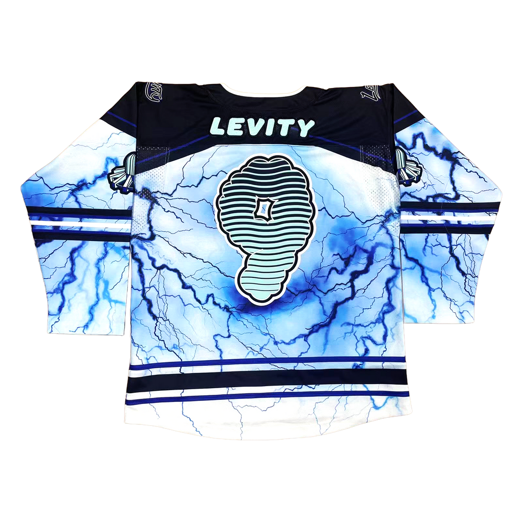 [PRE ORDER] Levity Indigo Lightning Lace Neck Hockey Jersey