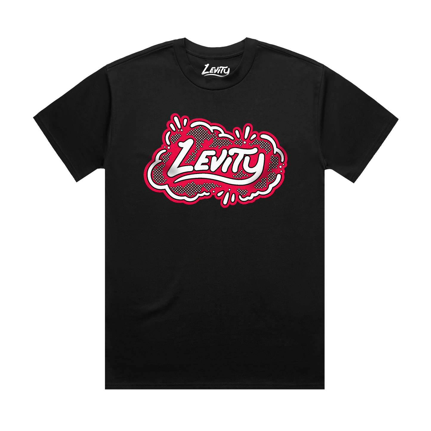 LEVITY - Cloud Logo - Black Tee