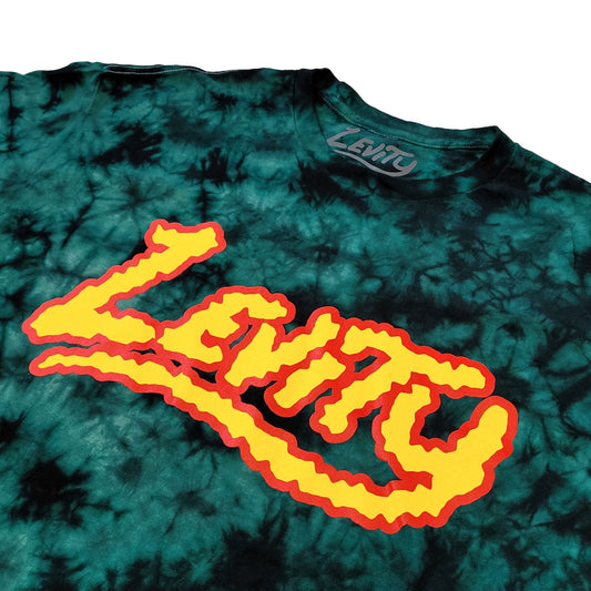 LEVITY - Roughed Logo - Tie Dye Tee